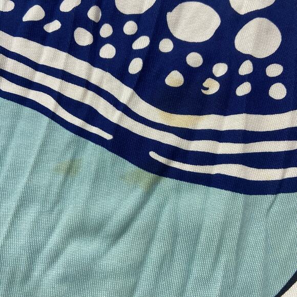 Diane von Furstenberg Silk Abstract Print Babydoll Strapless Dress Women's 4 Y2K - Picture 10 of 10